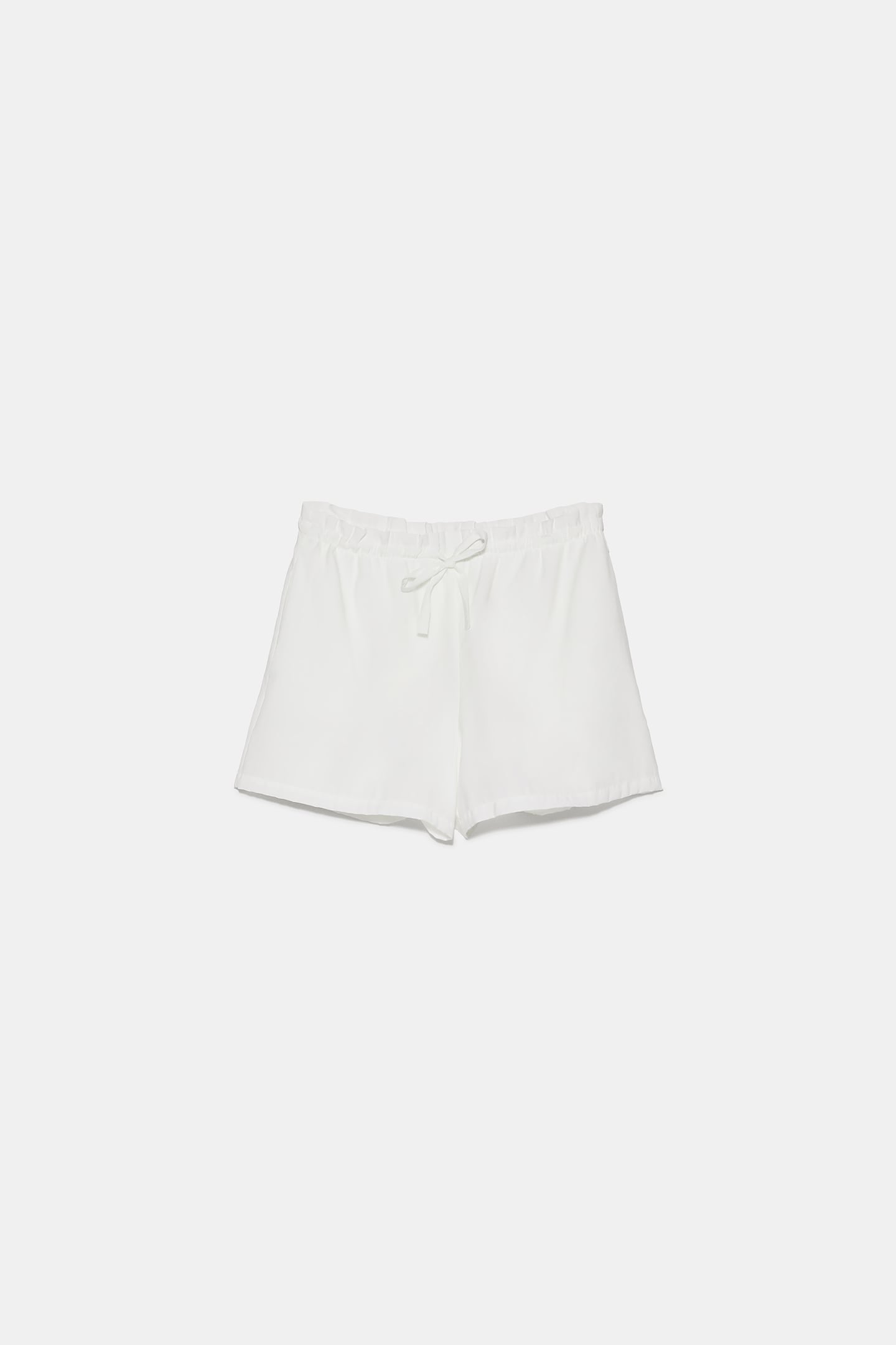 Zara + Flowing Shorts with Drawstring