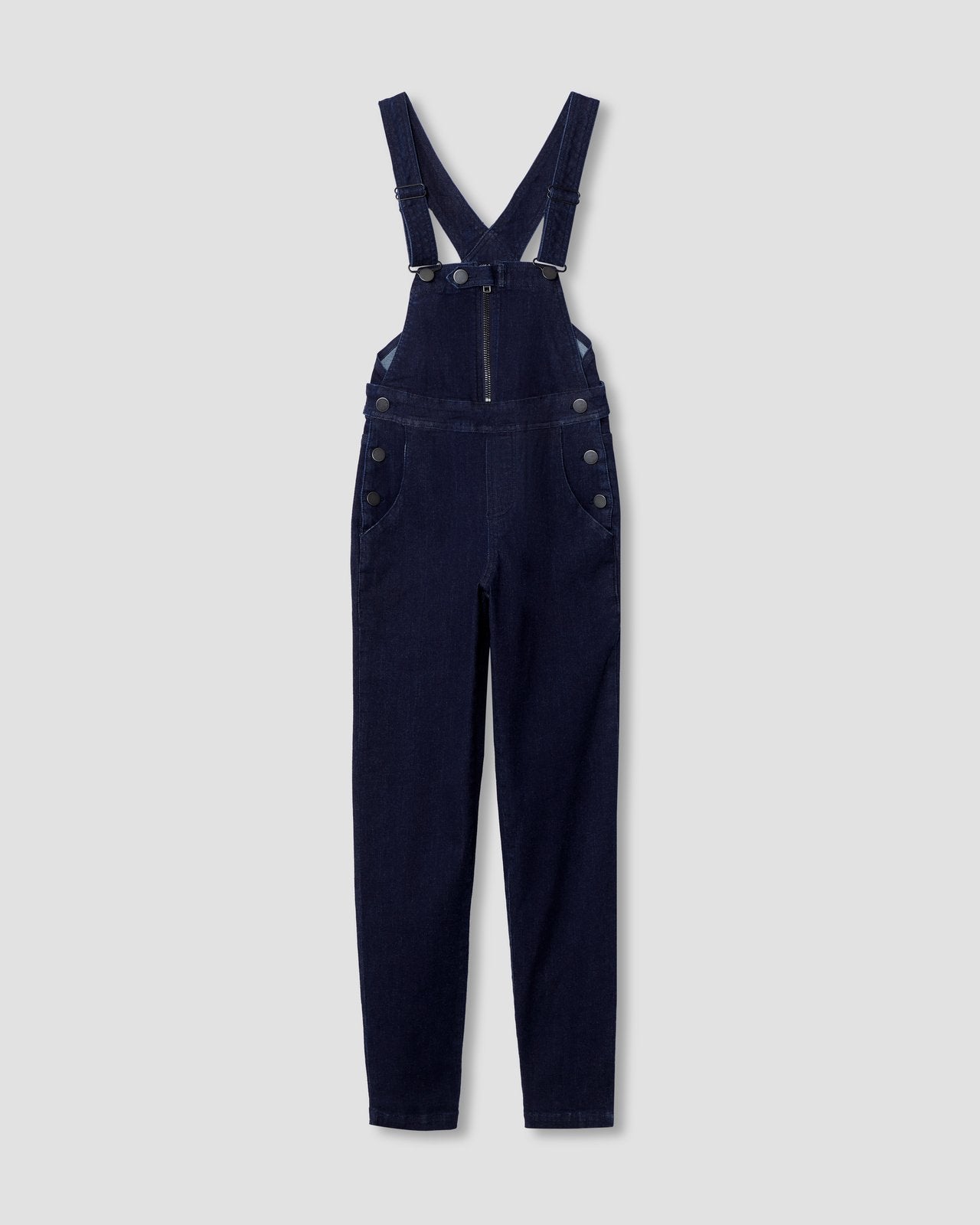 Universal Standard + Olivia Denim Overalls – Dark Indigo