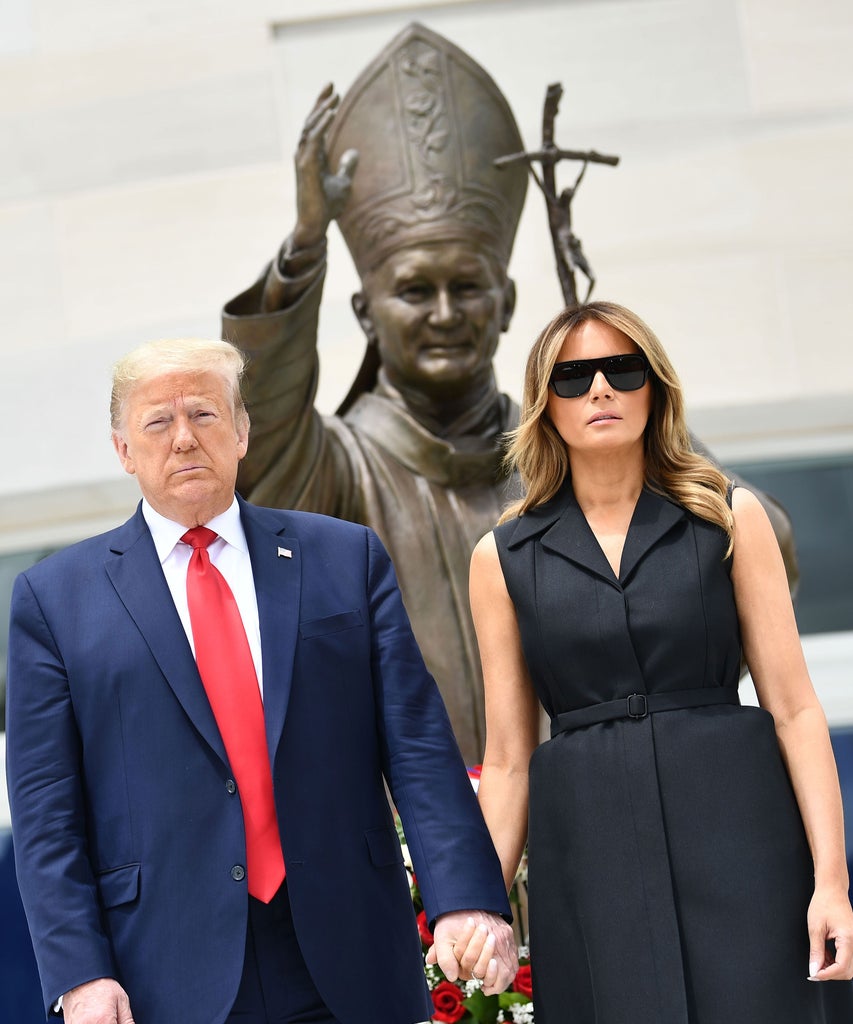 Welcome To Hell, Donald & Melania Trump Will Be Your Guides Donald Melania Trump,