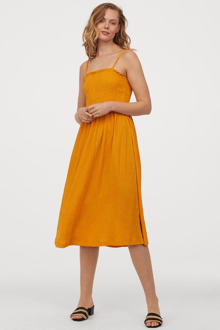 H&M + Crinkled Dress