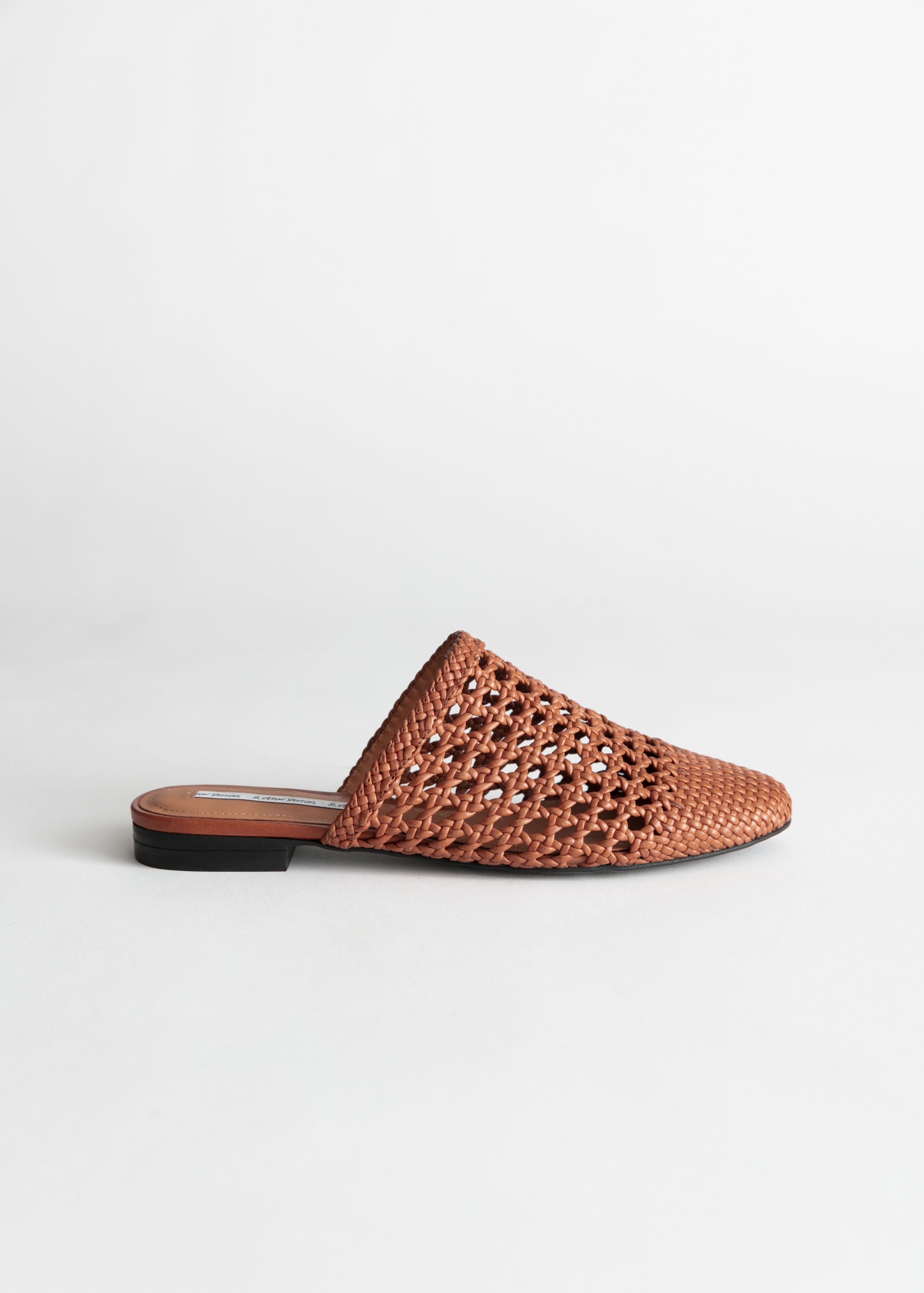 slip on flats no back