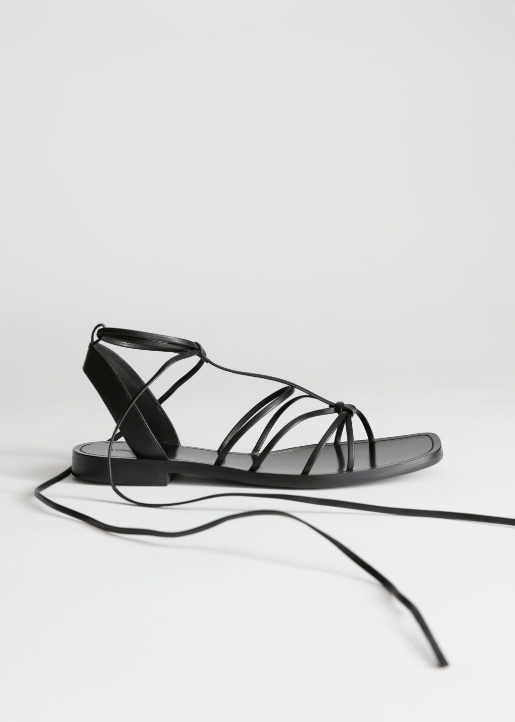 mens leather lace up sandals