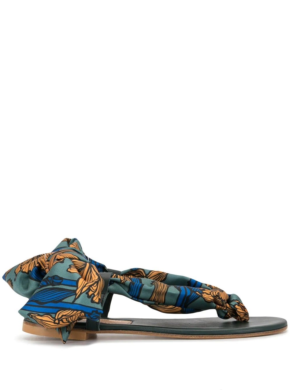 Scarf tie sandals sale