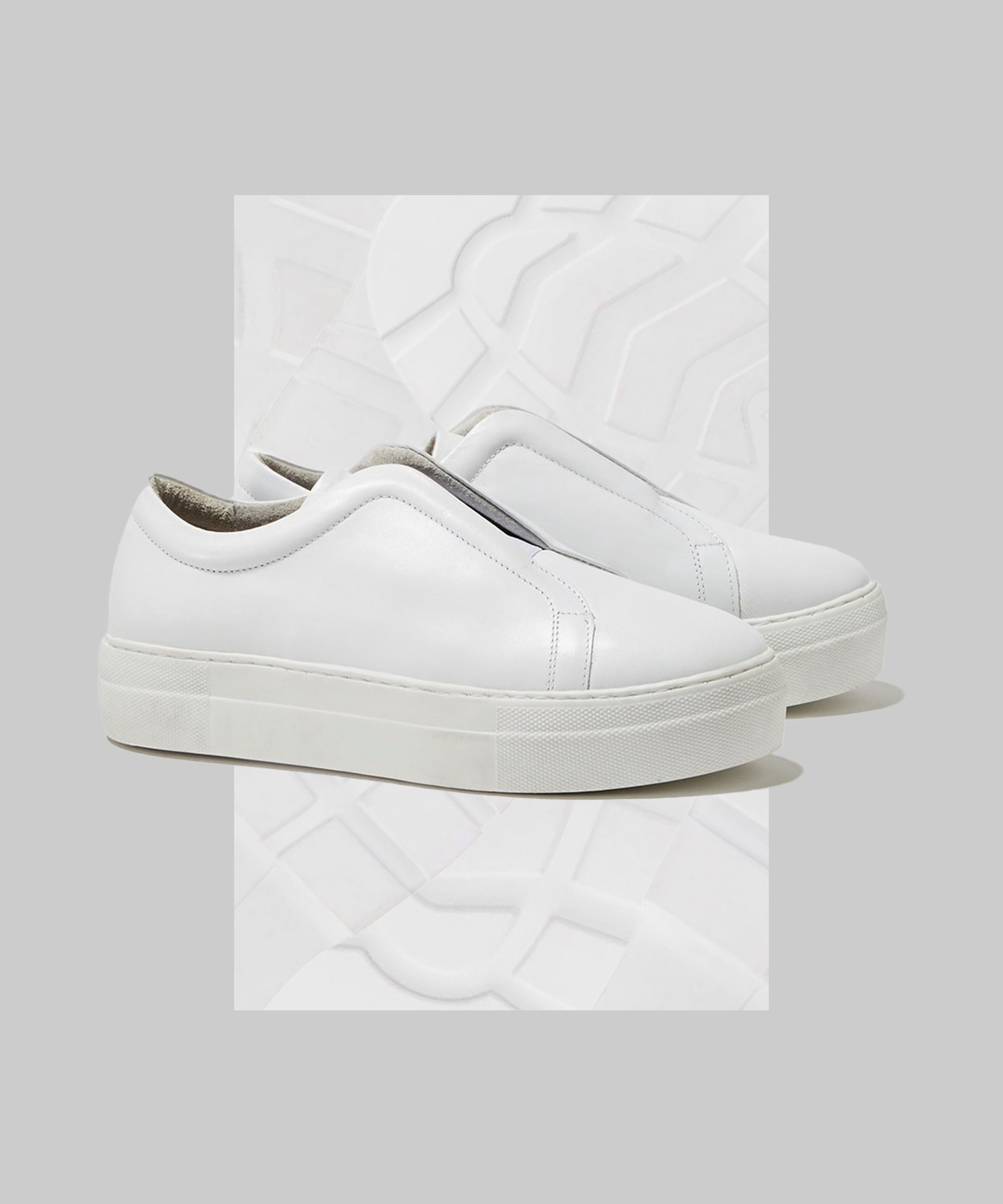 slip on white trainers womens