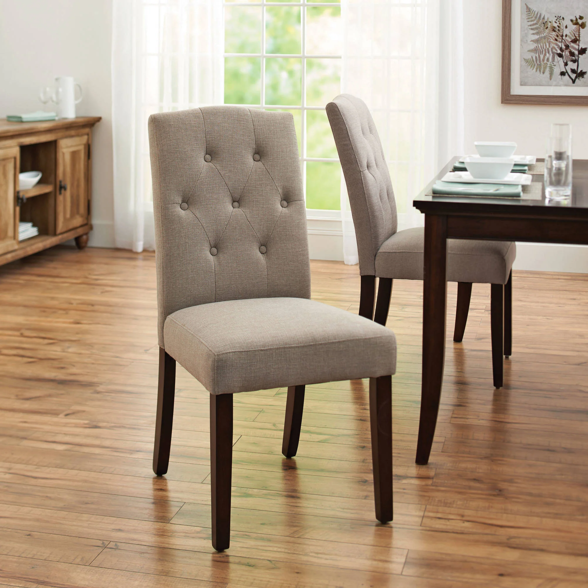 Better homes and gardens parsons tufted dining chair deals