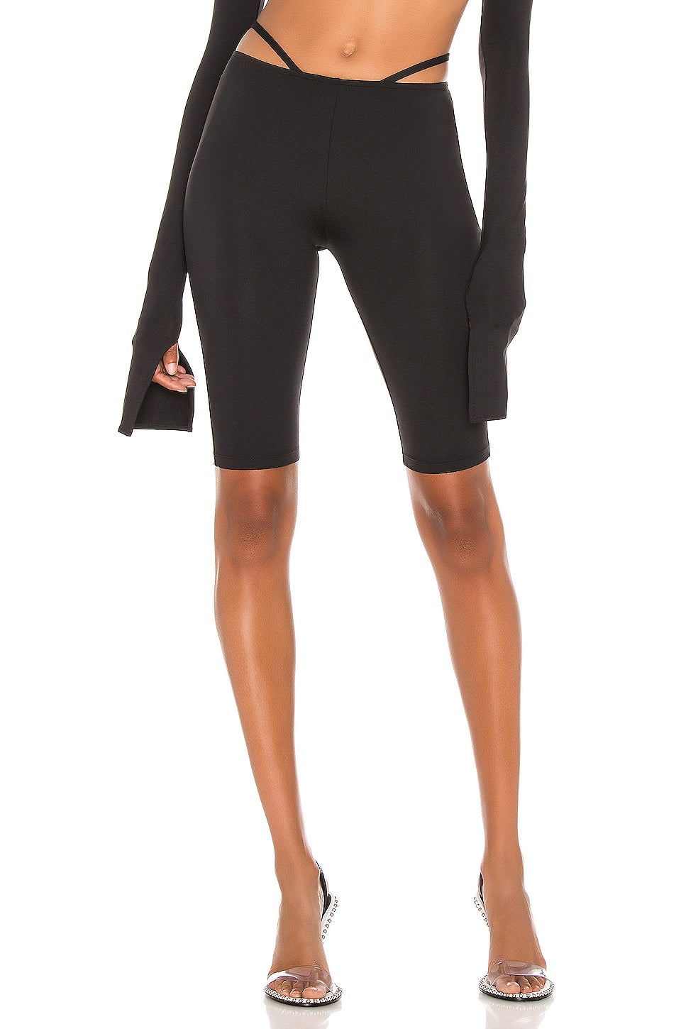 Low rise biker shorts on sale