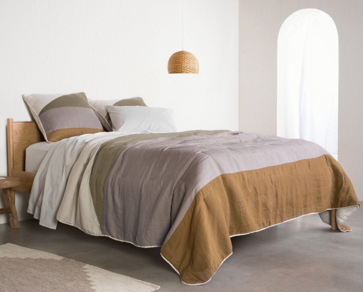 Parachute Home + Surplus Multi Pieced Quilt