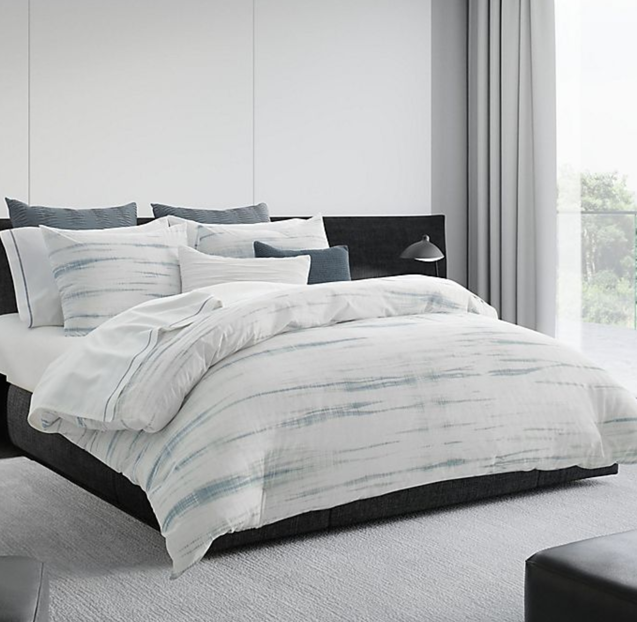 Vera Wang + Marble Shibori Bedding Collection