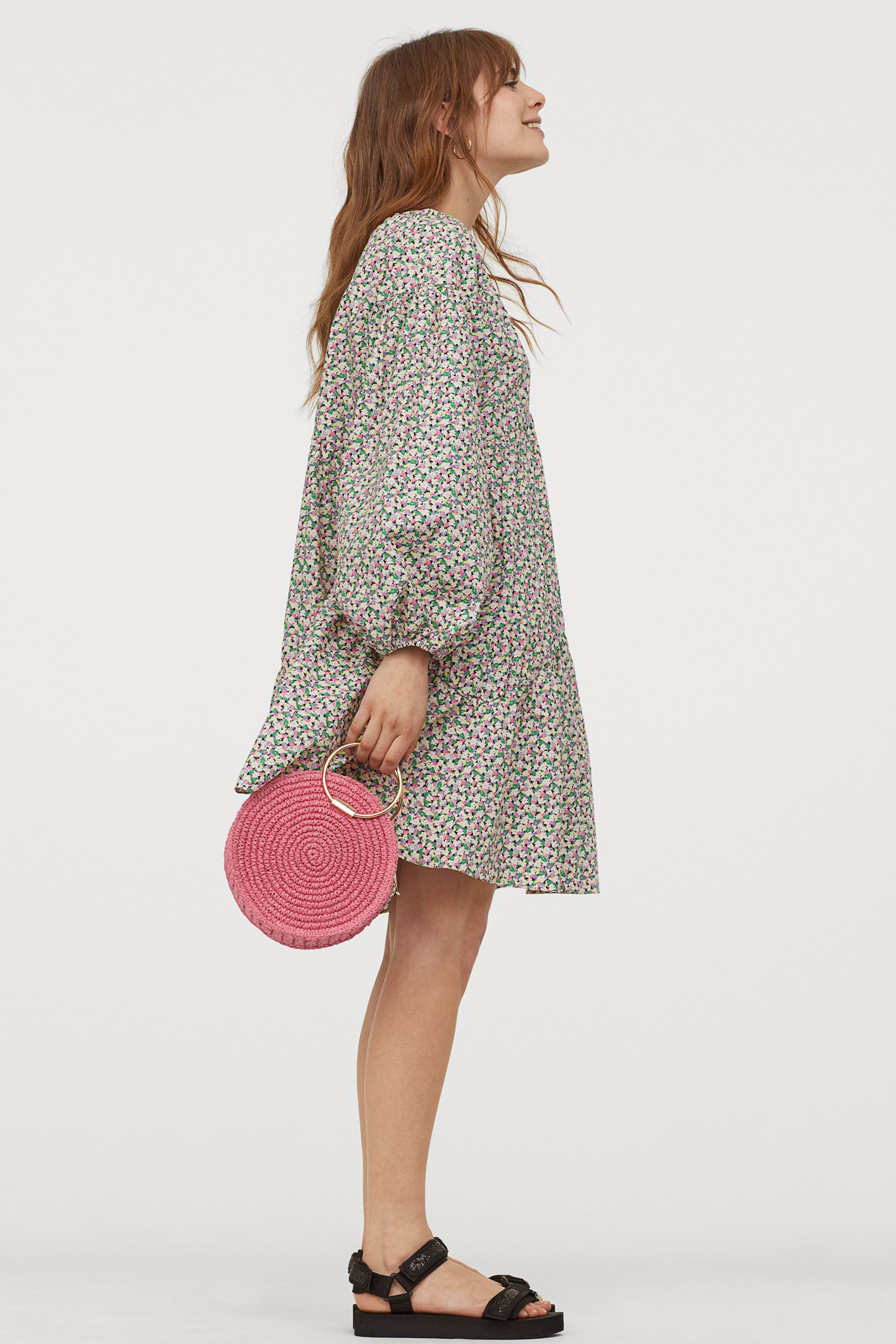 a line cotton dress