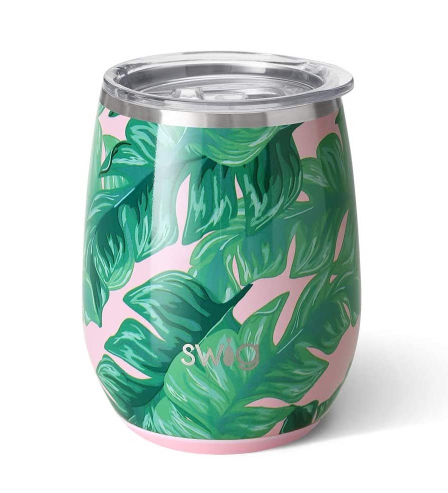 Swig Life + 14oz Triple Insulated Stainless Steel Wine Tumbler