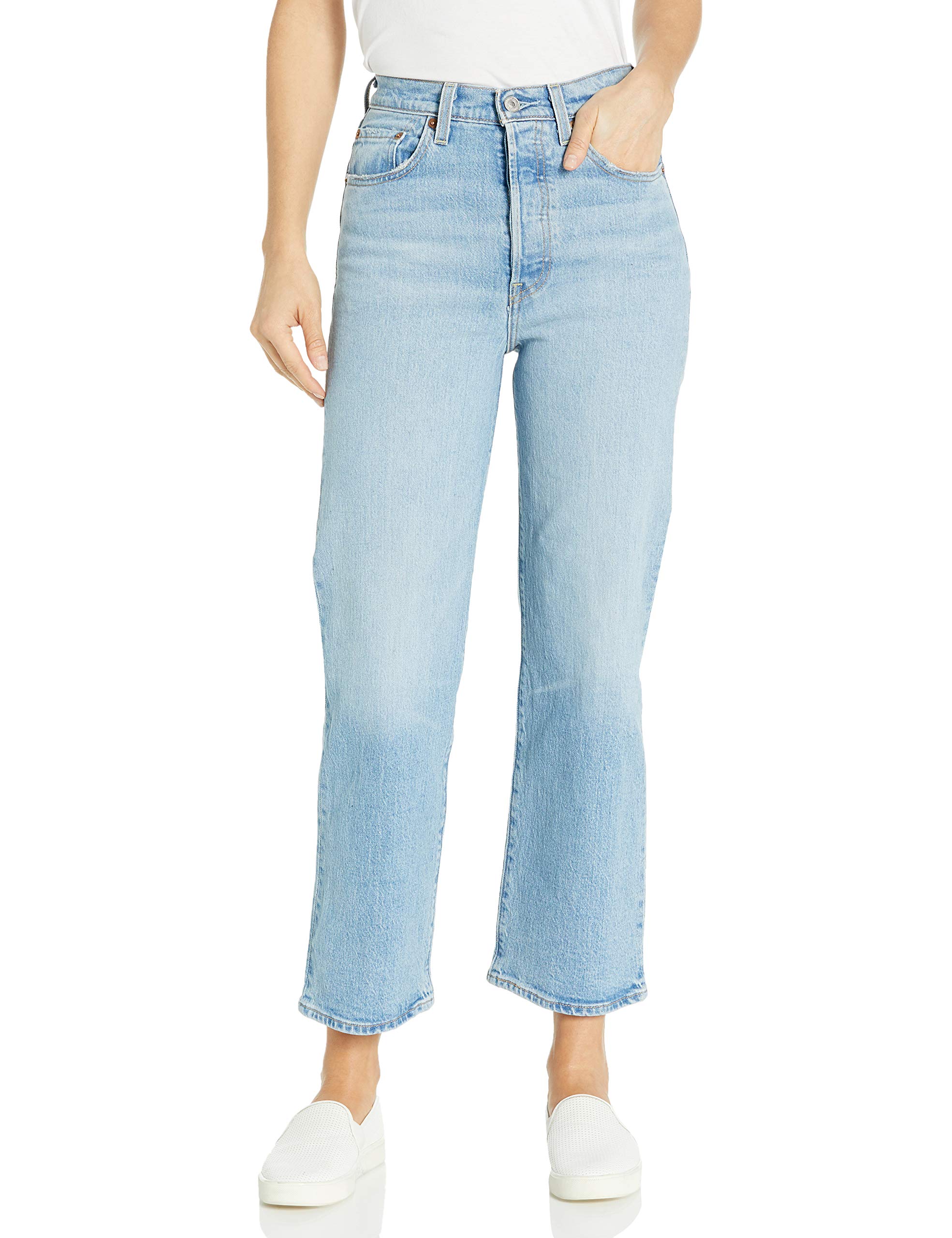 Levi’s + Ribcage Straight Ankle Jeans