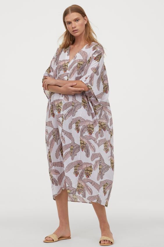 cotton blend kaftan