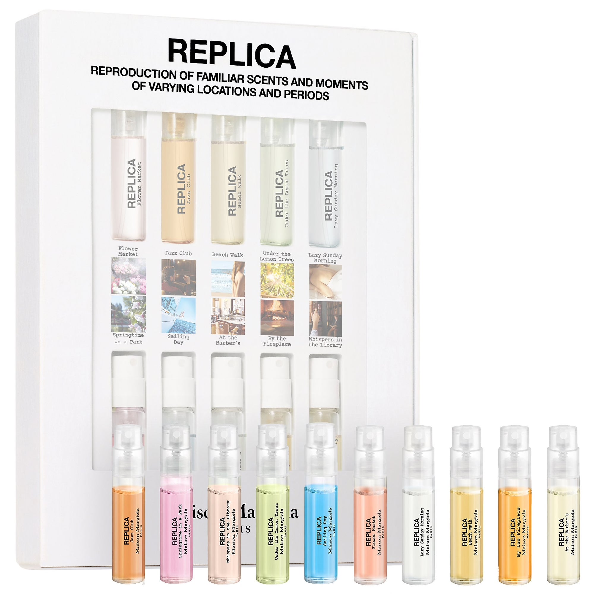 Replica set. Подарочный набор Maison Martin Margiela "Replica" 10x2ml. Replica Maison Margiela духи набор. Maison Margiela Replica набор. Мейсон Марджела духи 10 мл.