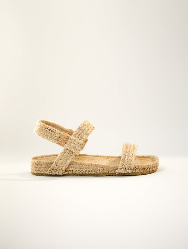 Of Origin + Salines Jute Sandals in Natural