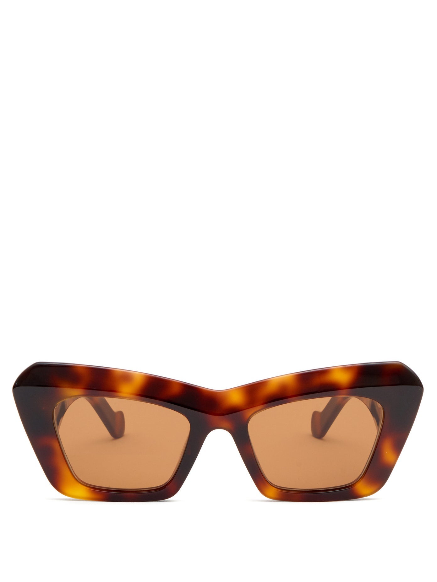 Loewe + Anagram Cat-Eye Tortoiseshell-Acetate Sunglasses