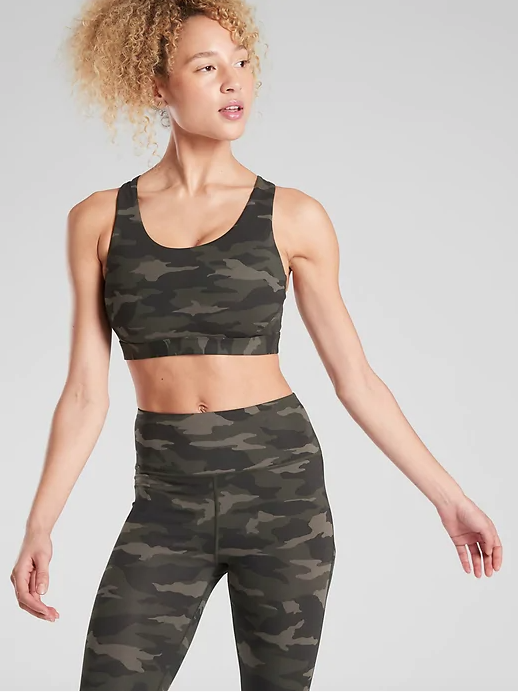 Athleta Ultimate Printed Bra