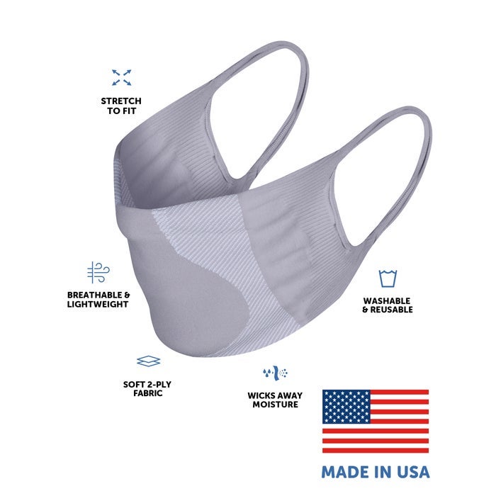 Hanes + Signature StretchToFit Masks 6Pack