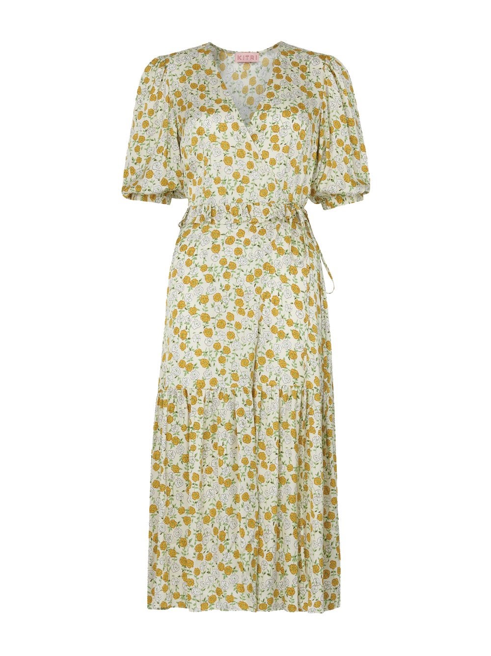 Kitri + Connie Floral Print Wrap Dress