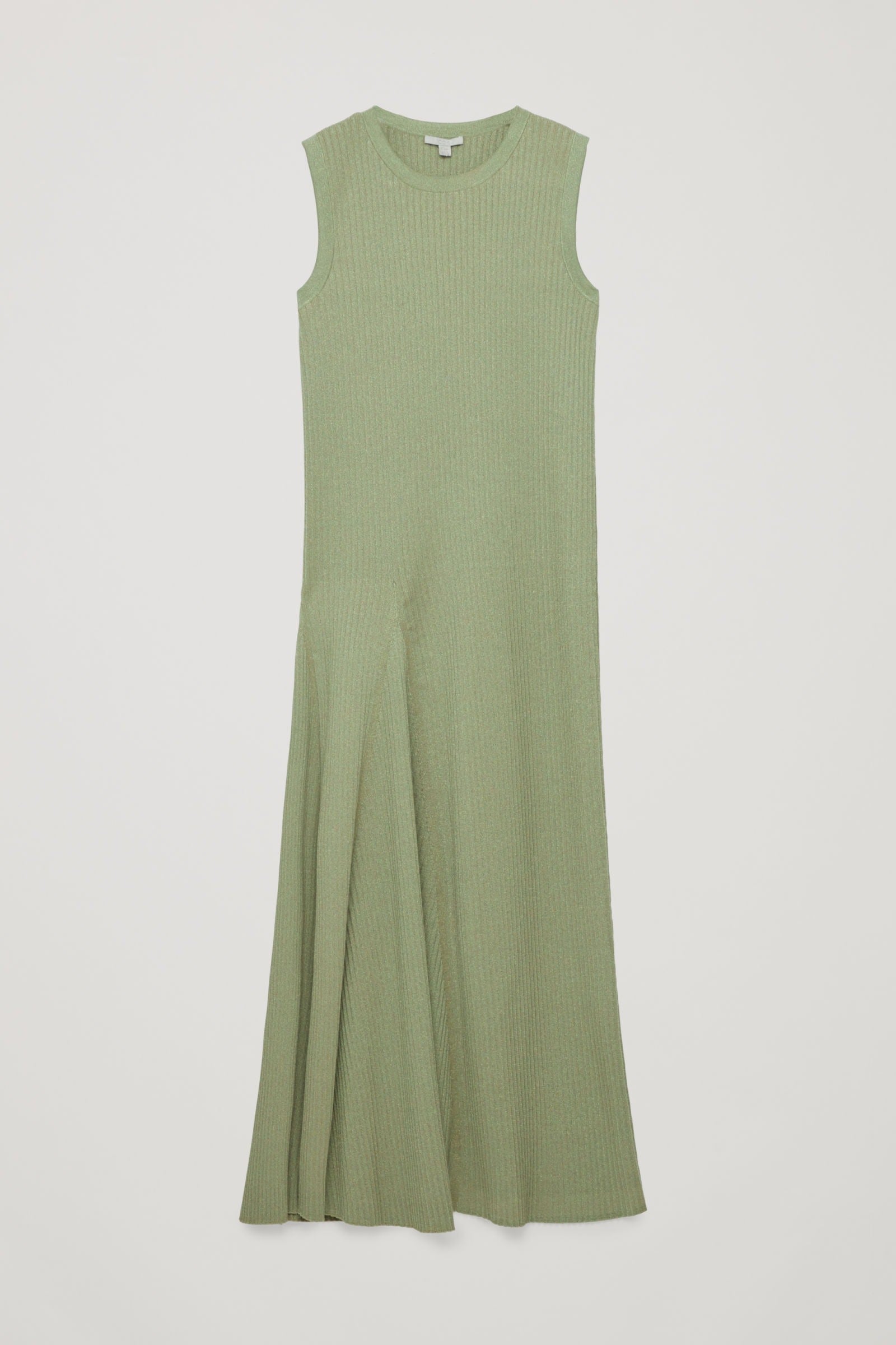 COS + Sleeveless Cotton-Rib Dress