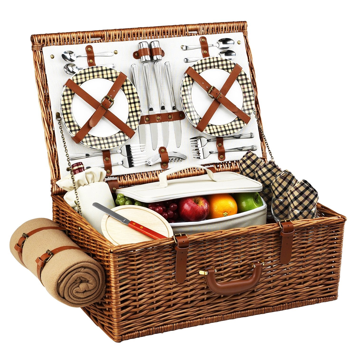 Picnic At Ascot + EnglishStyle Willow Picnic Basket