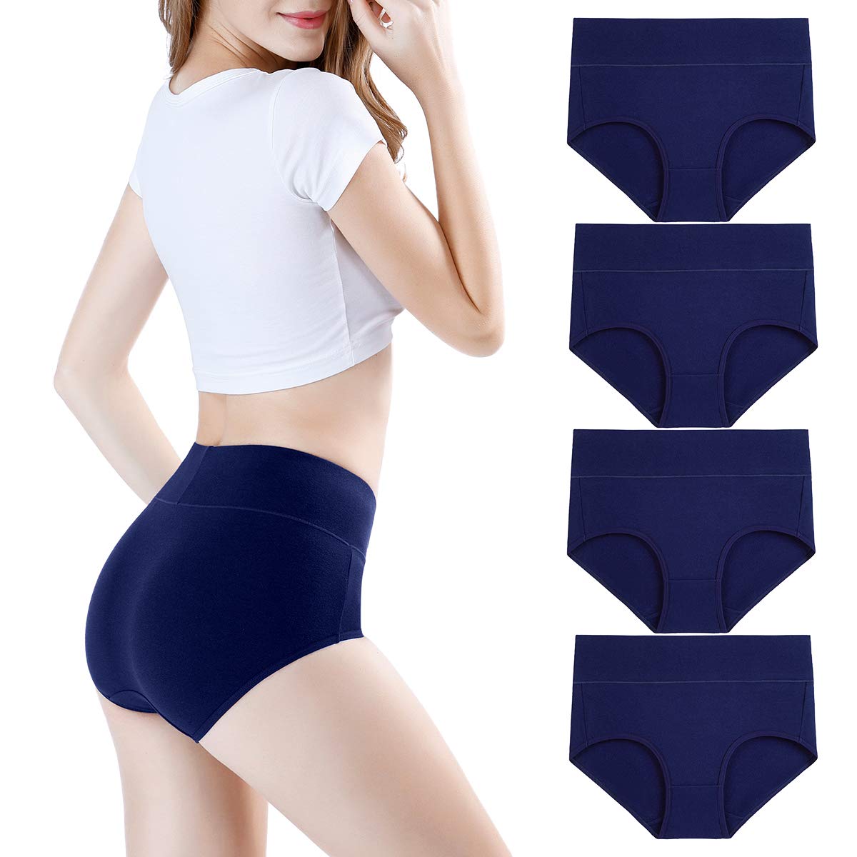 Wirarpa + Women’s Bamboo Underwear Modal Microfiber Briefs