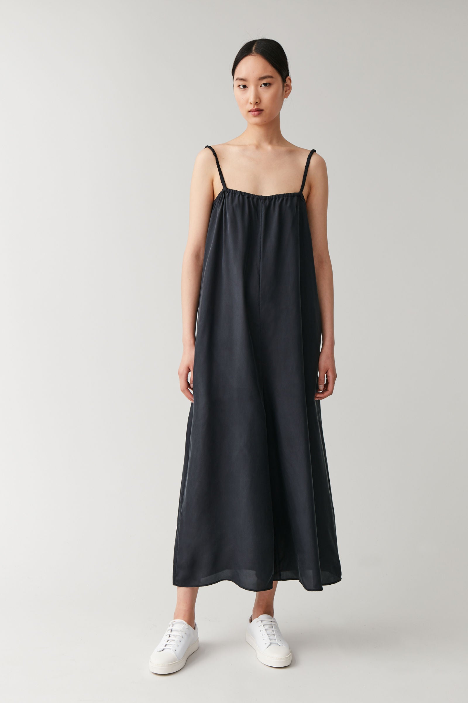 cos silk slip dress