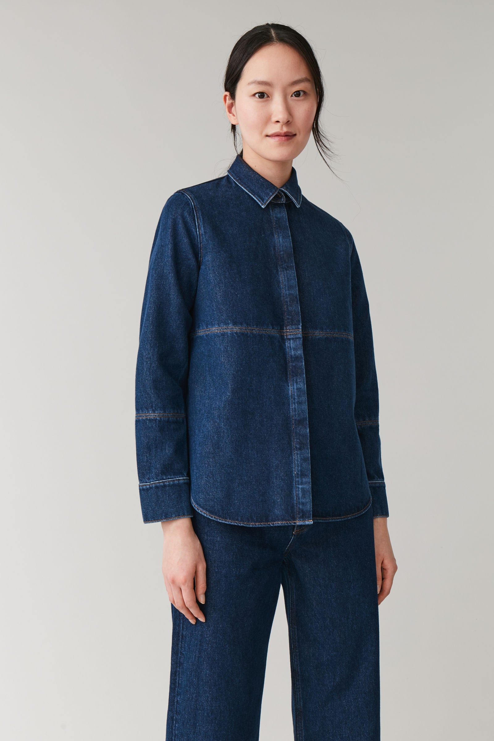 cos denim shirt