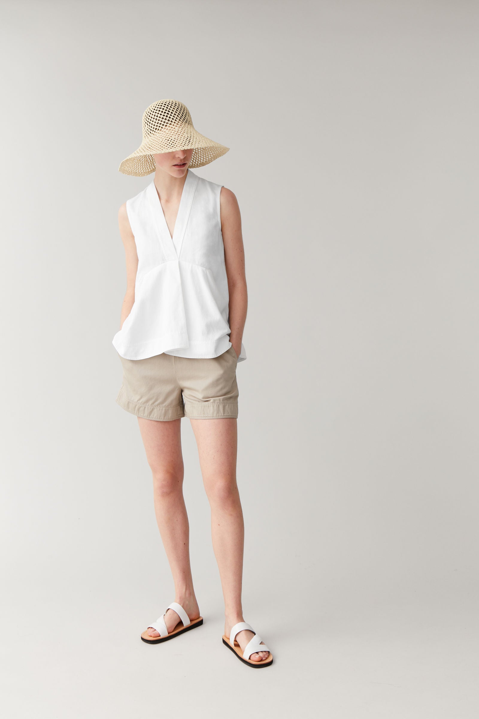 COS + Broderie-Anglais Pattern Hat