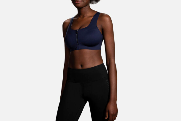 brooks dare zip run bra