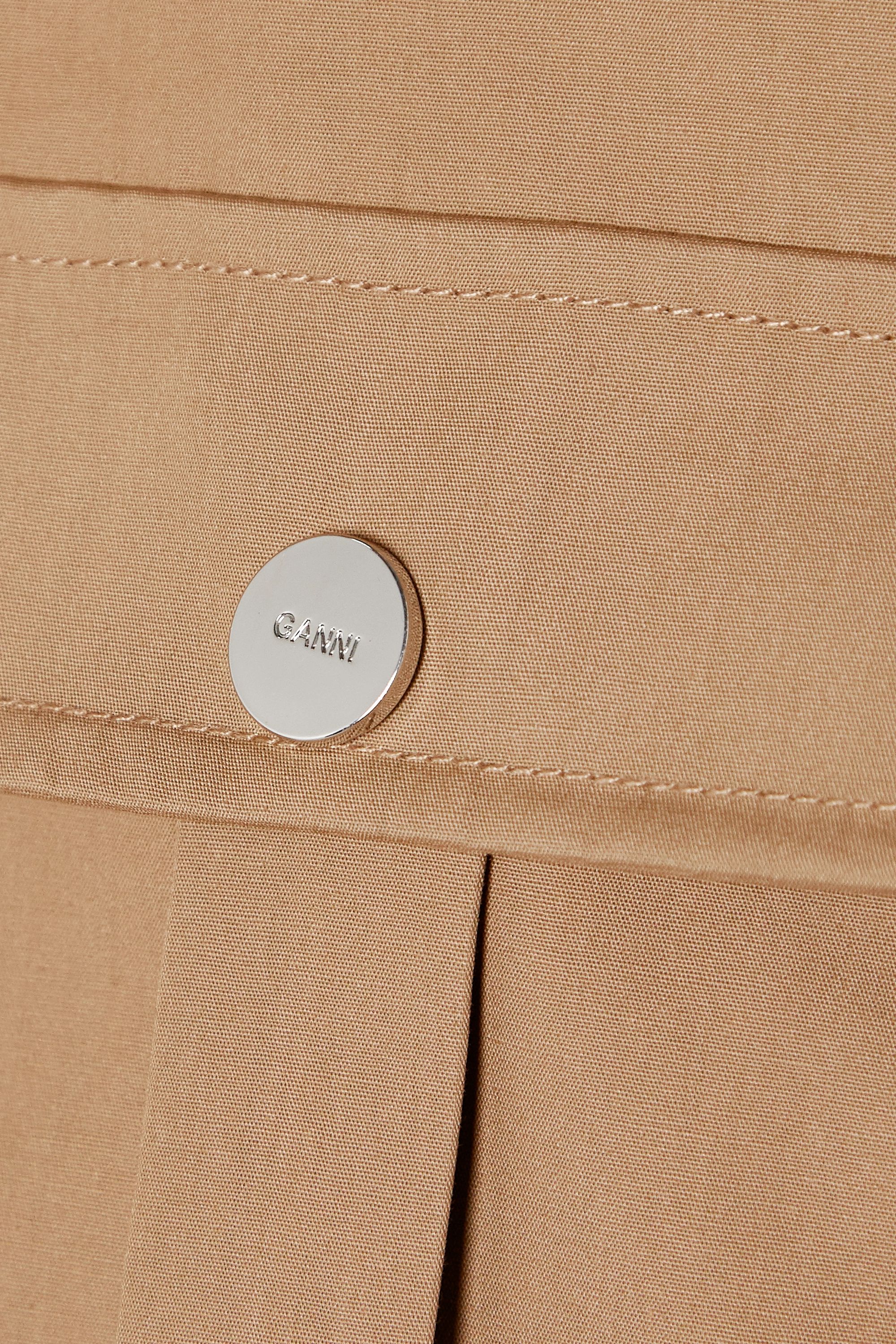 Ganni + Cotton-blend canvas jacket