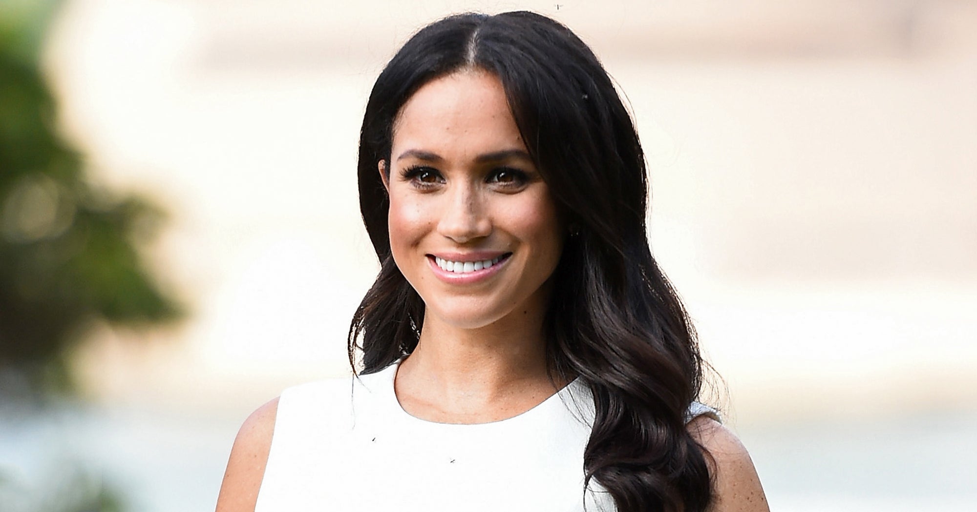 meghan markle white gown