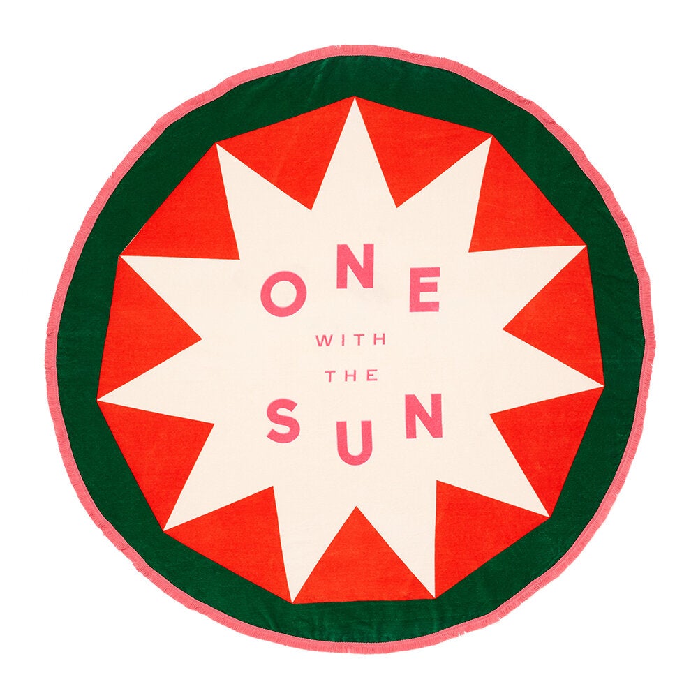 ban.do + All Around Giant Circle Towel – One With The Sun