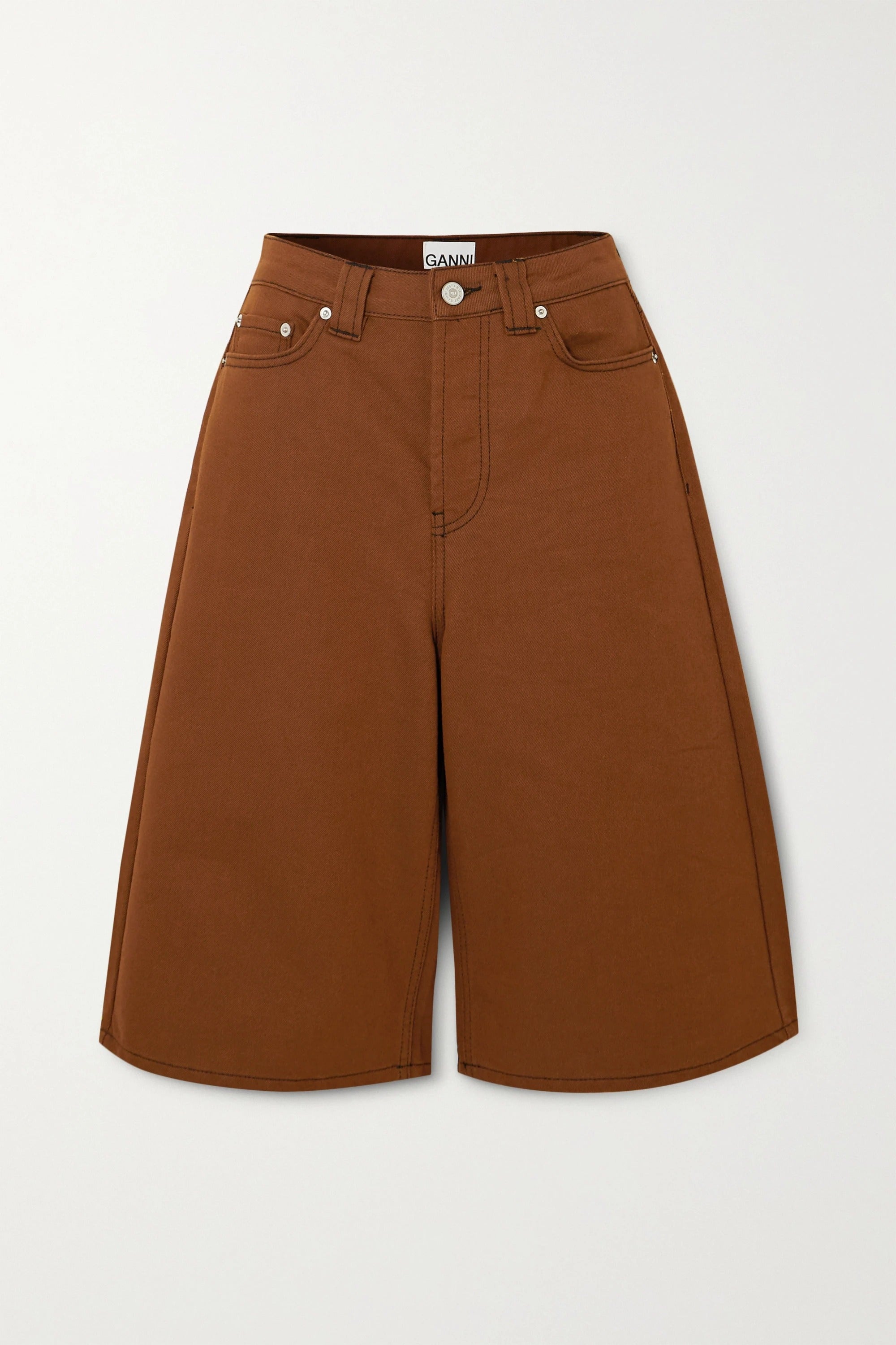ganni sweat shorts