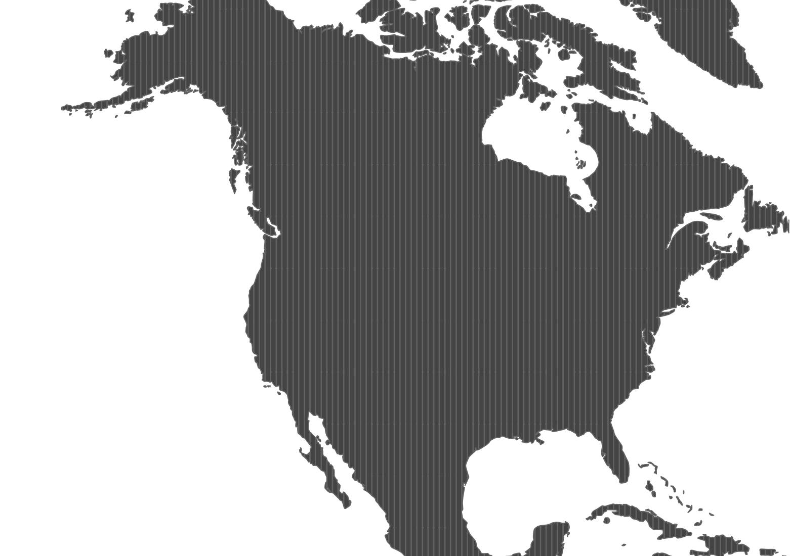 Map of North America