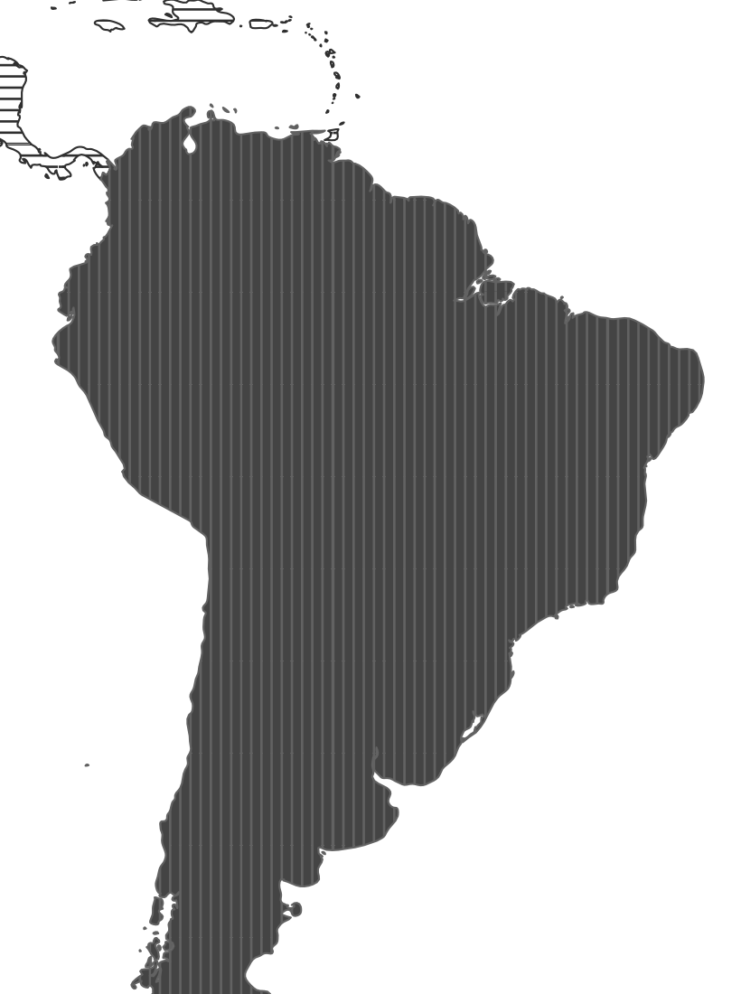 Map of South America