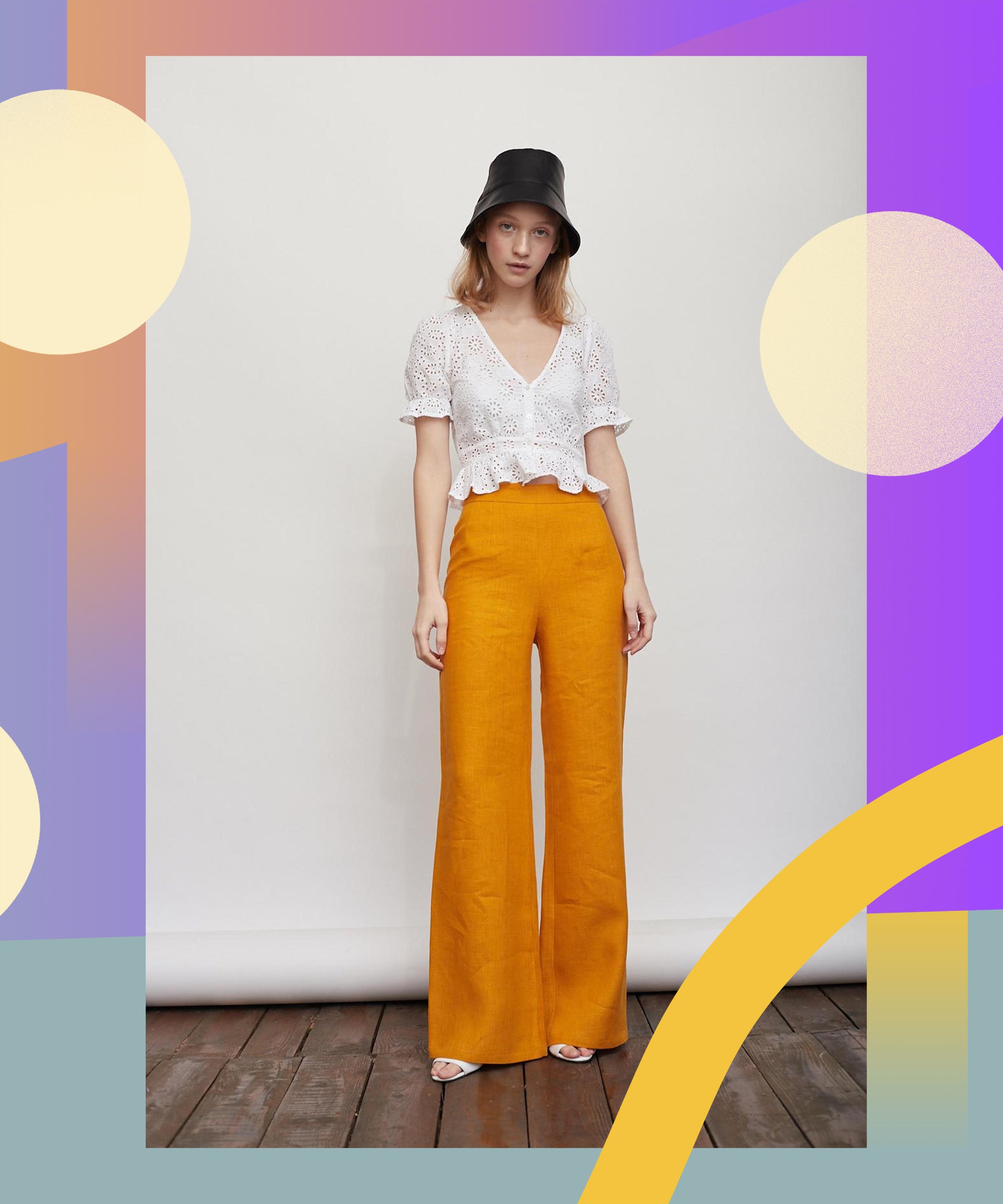 linen beach outfit