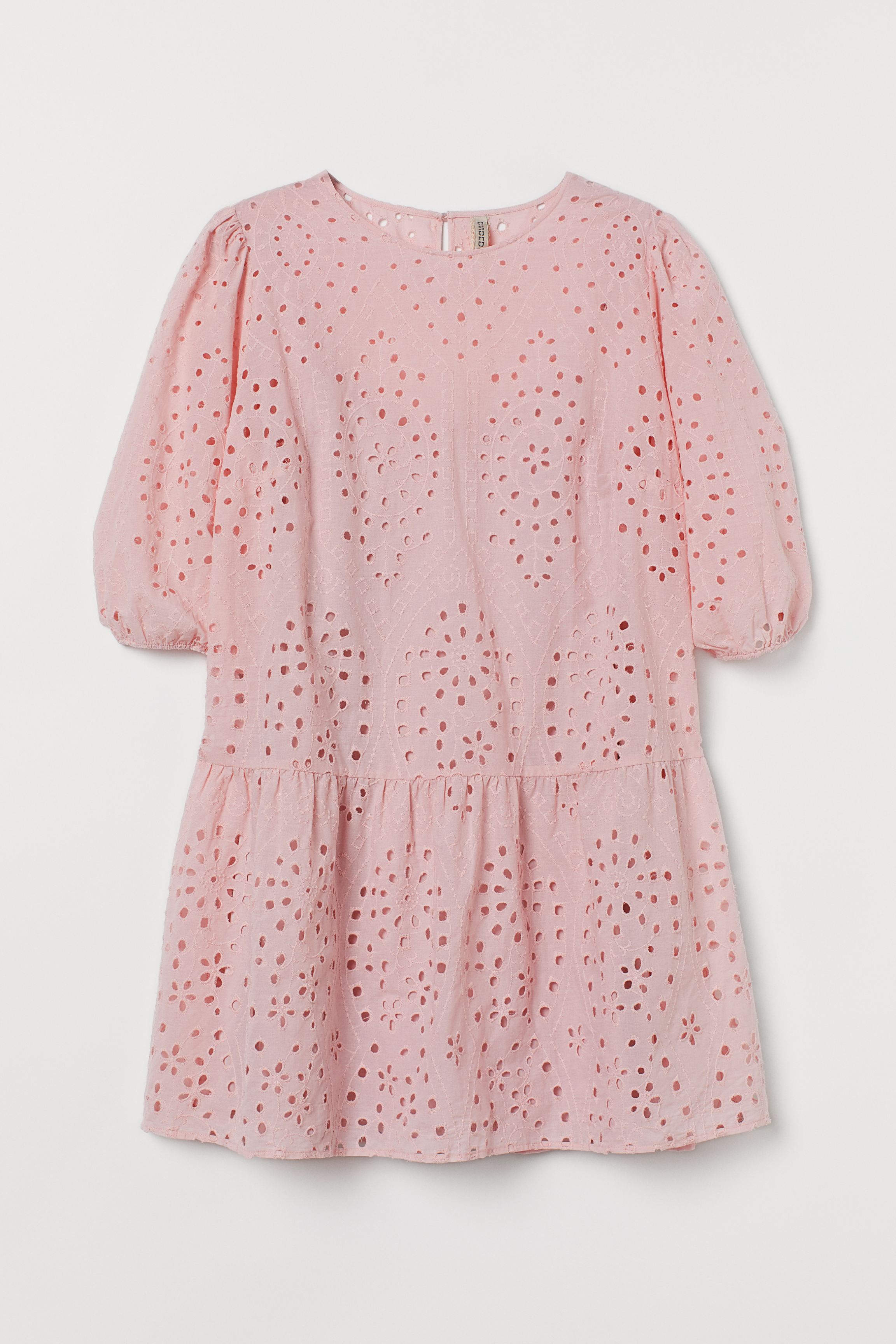 H&M + Eyelet Embroidery Dress