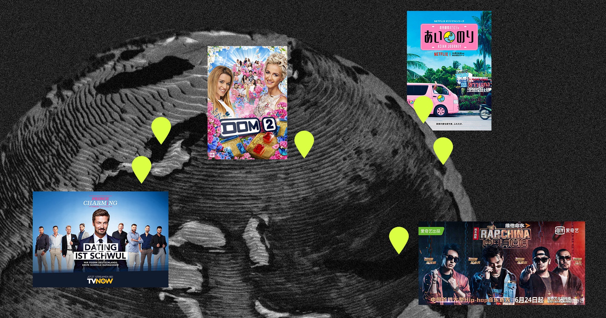 Crazy Reality TV Shows Around The World Interactive Map