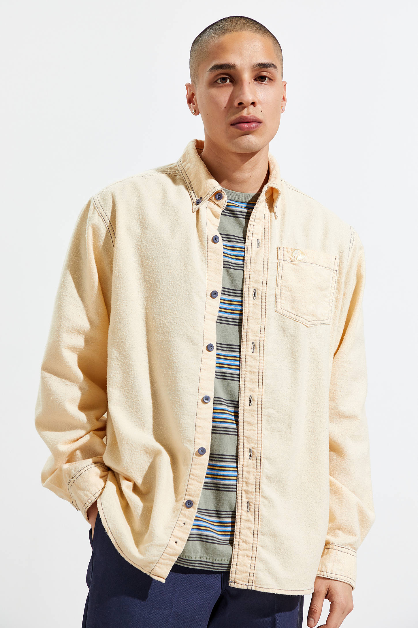 oversized button up shirt mens