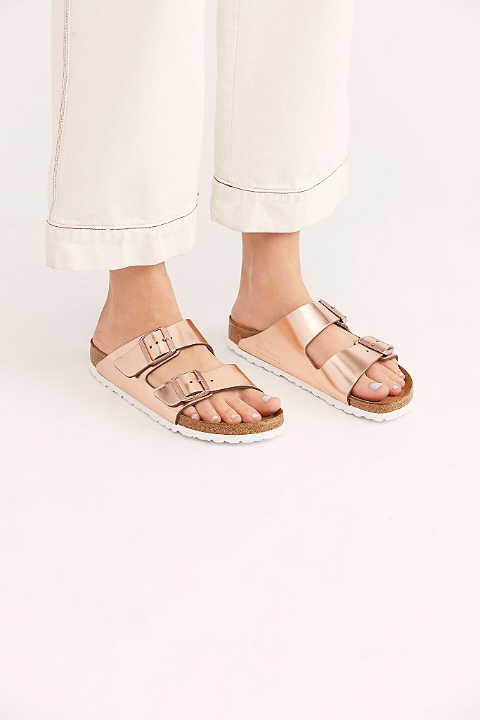 metallic arizona birkenstocks