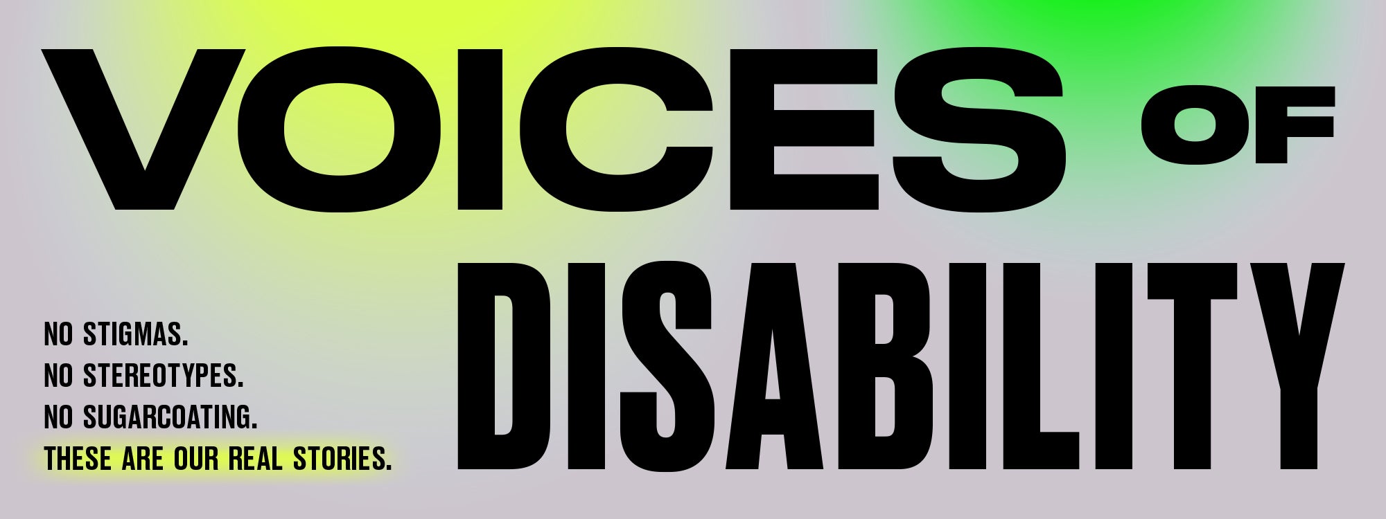 Real Stories From People With Disabilities 2021