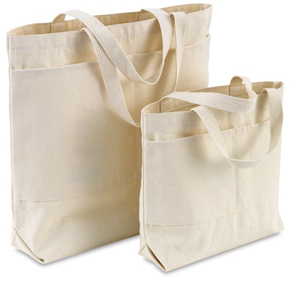 Blick Canvas Front Pocket Tote Bag