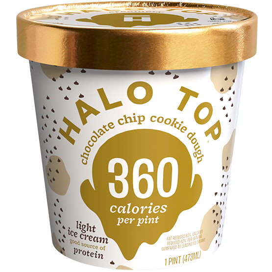 indre bestøve Børnehave Halo Top + Halo Top Chocolate Chip Cookie Dough Ice Cream