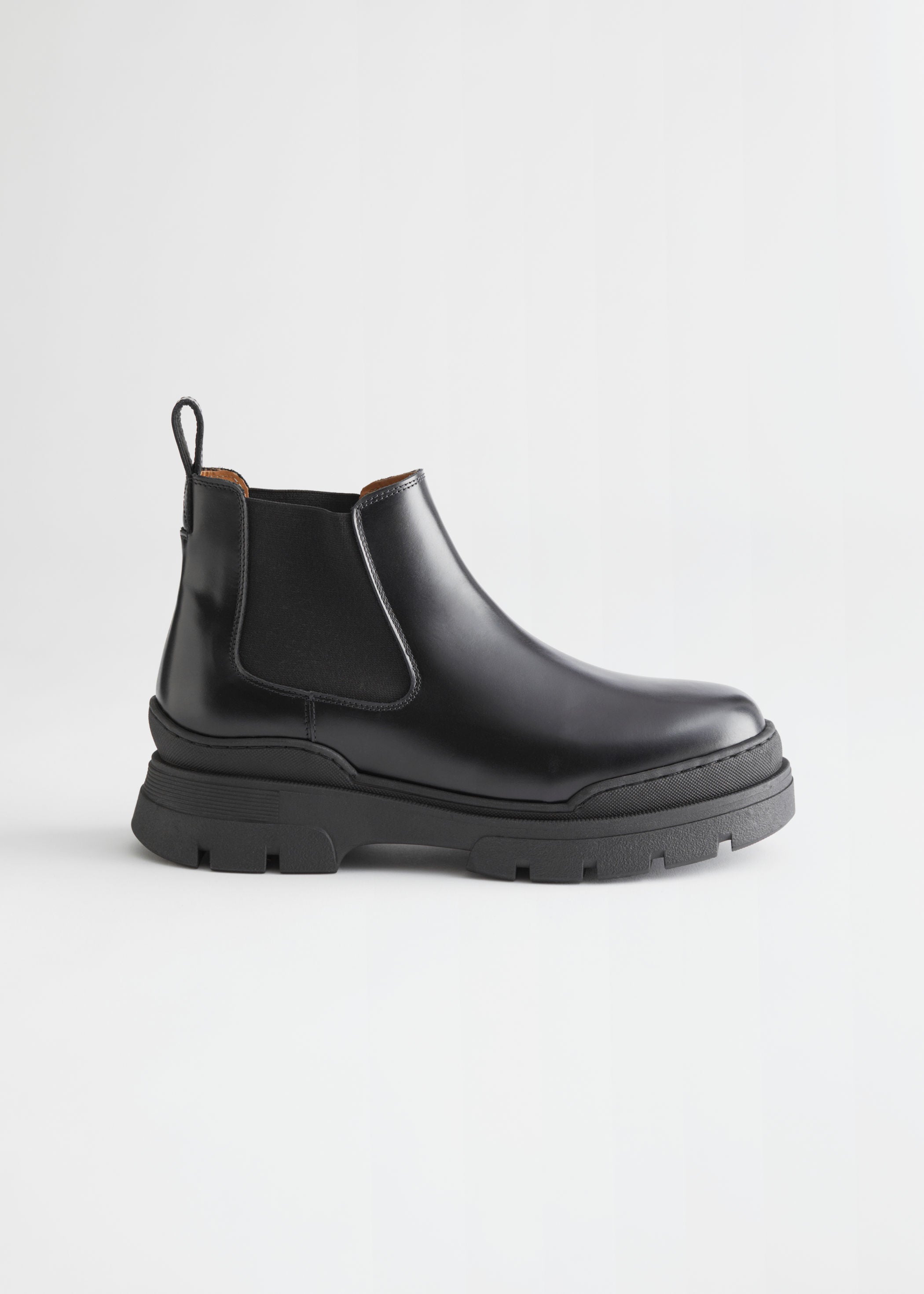 & Other Stories + Chunky Leather Chelsea Boots