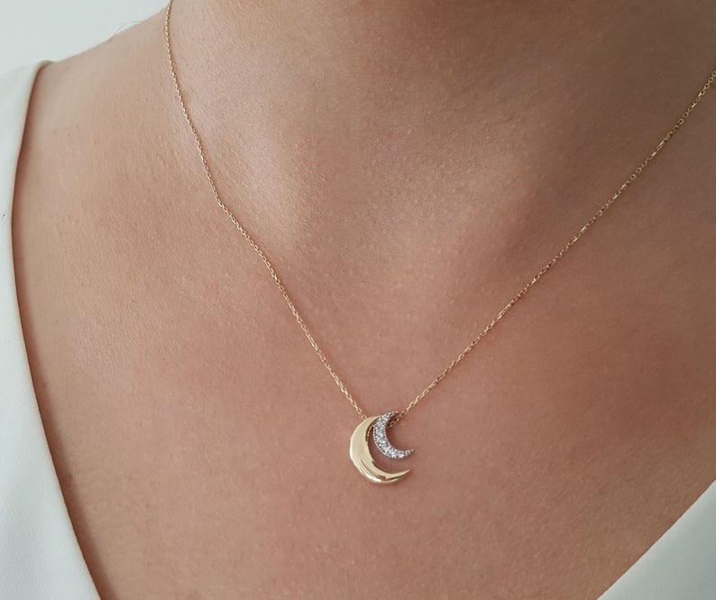 増子敦貴】A.MOON Double Moon Chain Bangle