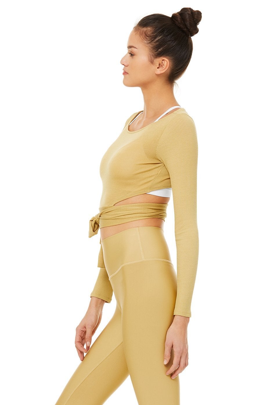 Alo Yoga + Barre Long Sleeve – Honey