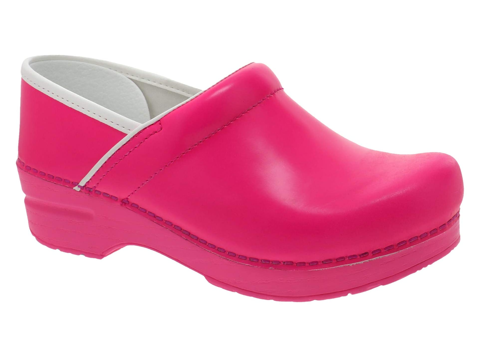 pink dansko clogs