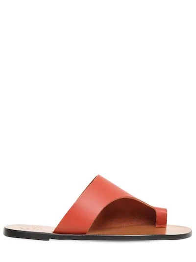 ATP Atelier Rosa Cutout Raffia Sandals