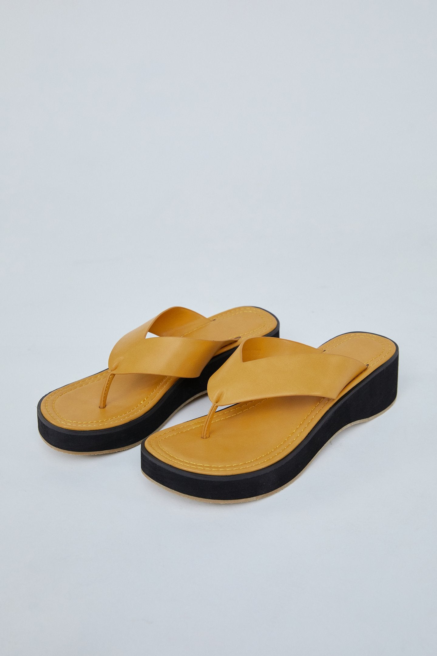 camel color wedge sandals