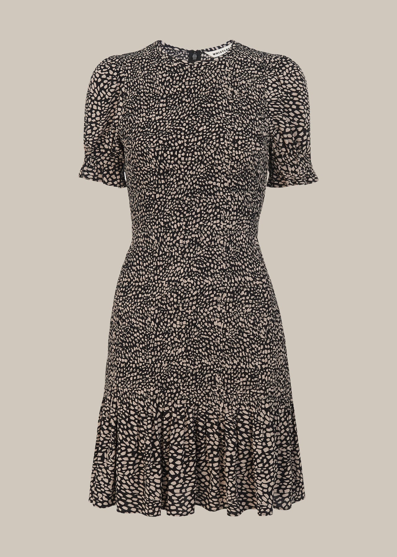 whistles montrose dobby midi dress